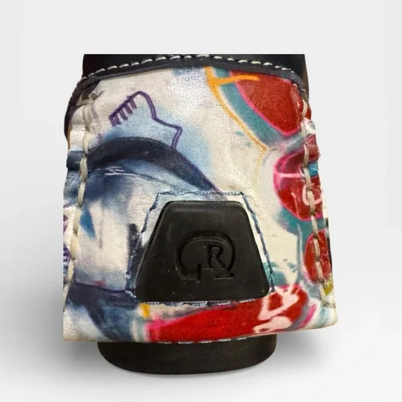 ROBERT GRAHAM
Haryanto Printed Leather Driving Loafers Size 11.5 - Picture 12 of 15